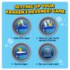 CLAWSOME! Krakens Revenge Handheld Water Game - STEM Authenticated Magnetic Tentacle Tank Game with Dual-Sided Play, 6 Shipwrecks, and Kraken Controller - Ages 6+ view 3