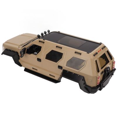 aqxreight Body Shell 324mm Wheelbase Plastic RC Car Shell Desert Yellow for 1 10 RC Superior Texture Ma Body Shell1 10 RC Body ShellBody Shell for Traxxas324mm Wheelbase Body