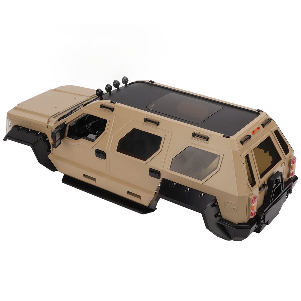 aqxreight Body Shell 324mm Wheelbase Plastic RC Car Shell Desert Yellow for 1 10 RC Superior Texture Ma Body Shell1 10 RC Body ShellBody Shell for Traxxas324mm Wheelbase Body