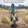 feneihe 50cc Dirt Bike,2-Stroke Kid Dirt Bike,Dirt Bikes for Kids 8-14,Off Road Gas Power Mini Pocket Motorcycle with Front Rear Disc Brakes,Mini Dirt Scooter Bike with Speeds up to 40 MPH Green view 3