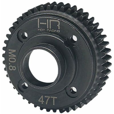 Hot Racing TUDR47M08 47t 32Pitch Mod0.8 Steel Spur Gear UDR