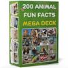 200 Animal Fun Fact Cards  Fascinating, Educational Flash Cards for Kids | Lunchbox Notes, Homeschool, Classroom Activities, Travel + Bonus Printable 60 Space Fun Facts | Back to School & Gift Idea view 1