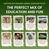 200 Animal Fun Fact Cards  Fascinating, Educational Flash Cards for Kids | Lunchbox Notes, Homeschool, Classroom Activities, Travel + Bonus Printable 60 Space Fun Facts | Back to School & Gift Idea view 2