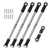 for Arrma for Kraton for Outcast 1/8 for Big for Rock 1/7 5pcs Steel Turnbuckles Camber Links Toe Links Set Linkage Upgrade Parts Accessories RC Car Parts view 2