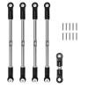 for Arrma for Kraton for Outcast 1/8 for Big for Rock 1/7 5pcs Steel Turnbuckles Camber Links Toe Links Set Linkage Upgrade Parts Accessories RC Car Parts view 3