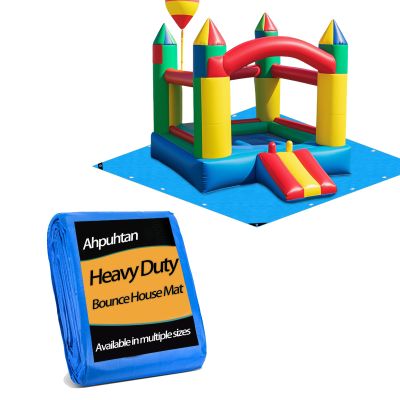 98 x 98 Inch Bounce House Mat for Inflatable Bouncer, Inflatable Water Slide Bounce House Pad for Outdoor Bouncy Castle, Under Jump House Floor Underlayment Pad(Only Mat, Bounce House Not Include)