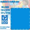 98 x 98 Inch Bounce House Mat for Inflatable Bouncer, Inflatable Water Slide Bounce House Pad for Outdoor Bouncy Castle, Under Jump House Floor Underlayment Pad(Only Mat, Bounce House Not Include) view 2