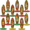 Geetery 12 Pcs Tiki Party Decoration Tiki Table Centerpiece Decorations Table Sign Standing Centerpieces for Birthday Party view 1