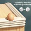 PIQUAMNEH Furniture Safety Bumper Guard,Guard Anti-Collision Bar Protector,W Shape,Furniture TableWall Edge Protectors Foam,for Different Size Furniture, Suitable for Home, Nursery(Beige,6M) view 2
