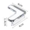 10 Pcs Anti-Collision Corner Cabinet Anti-Collision Sharp Corner Protection Cover Edge Furniture Corner Table Corner Protection Stick Silicone Transparent (L-Shape) view 2