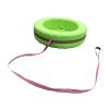 DYNWAVE Kids Hand Pulled Cart Children's Soft Tire Cart Gift 360 Degree Rotating Versatile with Wheels Interactive Toy for Park Party, Green view 1