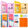 Addition and Subtraction Flash Cards- 102 Reusable Math Practice Cards with Addition, Subtraction, Educational Math Flashcards for Kids,Games for Kids Ages 3+ | Spark Skills & Fun Learning view 1