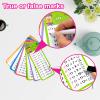 Addition and Subtraction Flash Cards- 102 Reusable Math Practice Cards with Addition, Subtraction, Educational Math Flashcards for Kids,Games for Kids Ages 3+ | Spark Skills & Fun Learning view 4