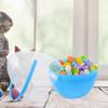Amosfun 2pc Jumbo Sky-blue Easter Egg with Handles Large Fillable Plastic Buckets for Easter Hunt Party Favors and Decorations Fun Egg Capsules for Boys and Girls Surprise view 3