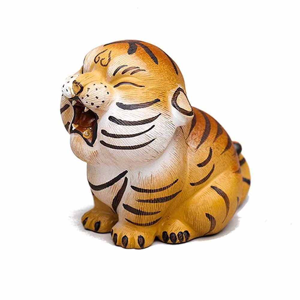 U5GAAALPPQ9 Classic Tea pet Model Sculpture Simulation Ornaments Handmade Crafts Home Tea Set Decoration