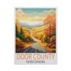 1000 Pieces Landscape Puzzles DIYDoor County Wisconsin Vintage-ReiseposterJigsaw Creativity Toys for Kids Adults38x26cm-AJ71 view 1
