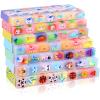 50 Pcs Cute Erasers for Kids Jelly Animal Fruit Dinosaur Space Pet Fun Pencil Erasers for Students Back to School Supplies Prize Gifts Party Favors view 1