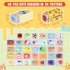 50 Pcs Cute Erasers for Kids Jelly Animal Fruit Dinosaur Space Pet Fun Pencil Erasers for Students Back to School Supplies Prize Gifts Party Favors view 2