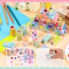 50 Pcs Cute Erasers for Kids Jelly Animal Fruit Dinosaur Space Pet Fun Pencil Erasers for Students Back to School Supplies Prize Gifts Party Favors view 3
