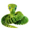 3D Printed Animals Snake, 12 Inch Surprise Mystery Fidget Anaconda Toy, Fake Python Statue with Realistic Eyes3-D Print Articulated Viper Collectible for Home Office Decoration(LSHL) view 1