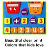 HannaFires Felt Math Learning Board  Addition & Subtraction Finger Counting Board, Tool for Early Learning, Family Interactive, Colorful Felt Math Tool Montessori view 3