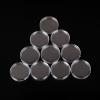 100Pieces NFC215 Round Card Display Case Protector Box 25mm Scratch Acrylic Construction For Long Lastings Use view 4
