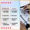 1080 Pockets Card Binder 9 Pocket, Trading Card Binder with 60 Page Removable Sleeves, Zipper Card Book Album Holder[PROTECTIVE][PLEASANT TOUCH SURFACE] view 4