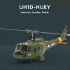Actualia YUXIANG F07-V UH1D RC Helicopter, 1/34 Scale 6CH 2.4GHz Remote Control Aircraft Model, 3D/6G Brushless Direct-Drive Flybarless Military Helicopter for Adult - RTF view 3
