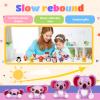 24PCS Squishies Party Favors for Kids, Animal Soft Stress Relief Fidget Toys Bulk Birthday Goodie Bags Stuffers Classroom Prizes for Kids Boys Girls view 3