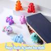 JOYIN 12 Pcs 3D Printed Dinosaur Animals Set, Mini Animals 3D Printed Toys - Cute Articulated Flexible Figurines Fidget Toys for Valentine Party Favors Birthday Gifts Desk Pets Office Home Decor view 4