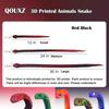 3D Printed Animals Snake, 24 Inch Surprise Mystery Fidget Anaconda Toy, Fake Python Statue with Realistic Eyes3-D Print Articulated Viper Collectible for Home Office Executive Desk Decoration view 2