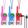 Retevis EZTalk 70 Kids Walkie Talkies, Kids Gifts Toys for 6-12 Year Old Girls Boys, Rechargeable Toy Walkie Talkies 3 Pack with Safety Mode, Birthday Gifts for Outside Camping Game Hiking view 1