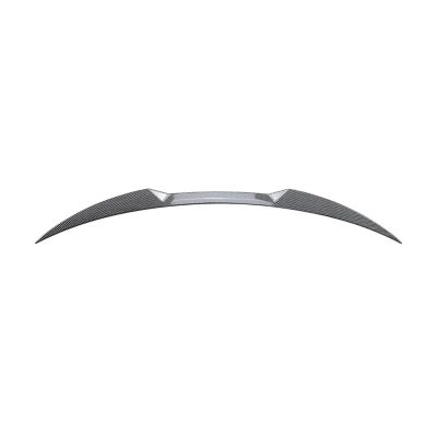 Carbon Look Car Trunk Spoiler Rear Spoiler Compatible For Alfa Romeo Giulia 2016-2023 Roof Splitter Tail Wing Body Kit Gloss Black Trim(Carbon Black)
