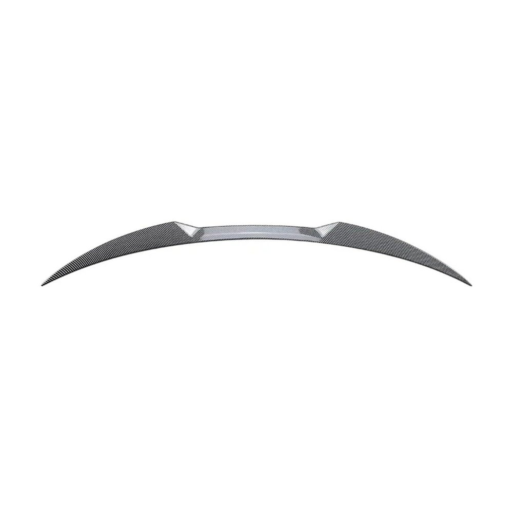 Carbon Look Car Trunk Spoiler Rear Spoiler Compatible For Alfa Romeo Giulia 2016-2023 Roof Splitter Tail Wing Body Kit Gloss Black Trim(Carbon Black)