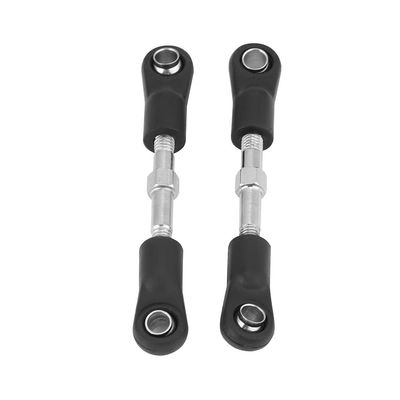2pcs Remote Control Car Steering Rod Servo Link Turnbuckle Linkage for ZD 1:16 Model Car ((Two Sets of 453mm in Length))