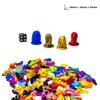BoardGameSet 25PCS Egypt Pharaoh Token | Board Game Pieces Accessories Miniatures, Gray view 2