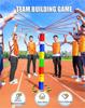 ABS Blocks Team Tower Game for Corporate Training & Family Bonding Activities, Indoor/Outdoor Leadership Development Game(Yellow,5PCS) view 3