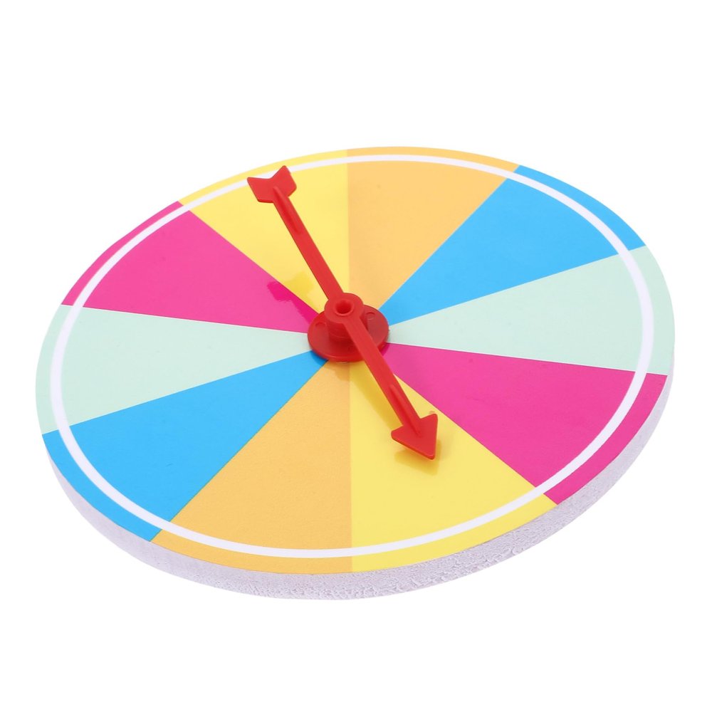 Alipis Fortune Rotating Prize Wheel Diy Prize Wheel Game Raffle Game Turntable for Events