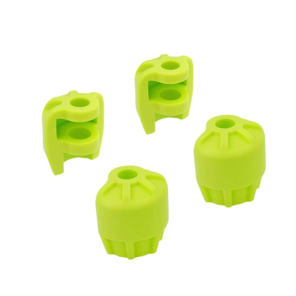 NMNRC 4PCS Plastic Shock Cap Protector for Arrma 1/8 Typhon Kraton Outcast Notorious Talion 1/7 Mojave Infraction Felony Limitless RC Car Upgrades Part Green