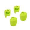 NMNRC 4PCS Plastic Shock Cap Protector for Arrma 1/8 Typhon Kraton Outcast Notorious Talion 1/7 Mojave Infraction Felony Limitless RC Car Upgrades Part Green view 1
