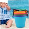 Alipis Multi-function Silicone Bucket Toy for Boys and Girls Beach Bath Collapsible Water Bucket Outdoor Playtime Essential view 2