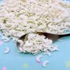 Larger Glow-in-the-Dark Moon Polymer Clay Sprinkles  Fake Sprinkle Slices, Decoden Funfetti Jimmies for DIY Crafts (15 gram bag) view 1