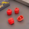 NMNRC 4PCS Plastic Shock Cap Protector for Arrma 1/8 Typhon Kraton Outcast Notorious Talion 1/7 Mojave Infraction Felony Limitless RC Car Upgrades Part Red view 2