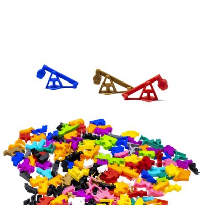 BoardGameSet 50PCS Trebuchet Wargame Miniature | Board Game Pieces Accessories Miniatures, Black