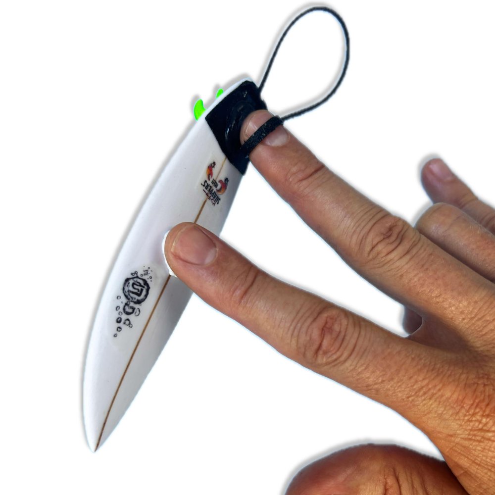 Finger Sliders Finger Surfboard World's Best Mini Surfboard Quad & Tri-Fin Setup, Stomp Pad, Leash & Sticky Tacky Grip Ultimate Desk Surfing Finger Board Fidget & Surf Gift - Snappers MKII (15+)