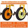 AGFKXO Tricycles for 2-8 Year Olds, Kids Tricycle Outdoor Playground Equipment, Suitable for Height 35-51in Toddler Tricycle, Sturdy Carbon Steel Frame Load Capacity 220lb,Yellow 2,PVC Wheel view 3