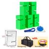 Field Day Games Set for Adults, Fun Outdoor Games ABS Building Block Stacking Game Compact Travel Team Game Set(Green,5PCS) view 2