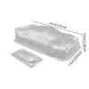 1:28 Scale Wheelbase 98mm, Realistic Spare Parts Clear RC Model Accessories, RC Car Shell for Car Crawler Vehicles, view 4
