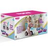 DOLU: Walk & Drive Foot to Floor Car - White & Pink - Ride-On Toy Vehicle, Horn, Storage Seat, Push-Pull Handle, Indoor-Outdoor Play, Toddlers 12mo+ view 3