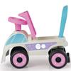 DOLU: Walk & Drive Foot to Floor Car - White & Pink - Ride-On Toy Vehicle, Horn, Storage Seat, Push-Pull Handle, Indoor-Outdoor Play, Toddlers 12mo+ view 4